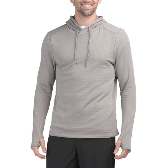 SPYDER Grey Square Back Jacquard Hoodie - Picture 1 of 2